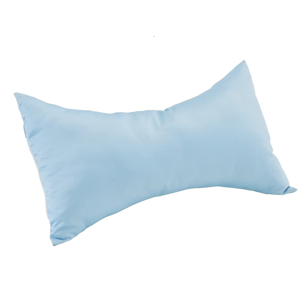 Nova Medical Butterfly Shaped Head & Neck Pillow with Removable Light Blue Satin Cover - primehubstore.shop Cervical Pillows