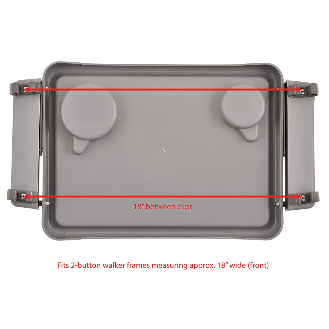 Nova Medical Walker Folding Food Tray - primehubstore.shop Walker Parts & Accessories
