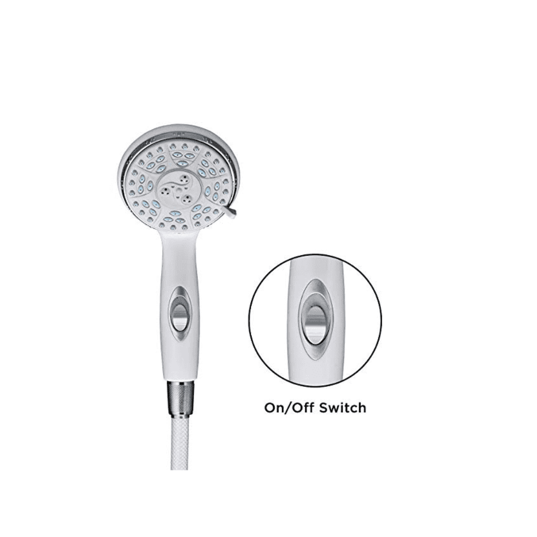Nova Medical 5 Function Deluxe Hand Held Shower Head - primehubstore.shop Shower Heads