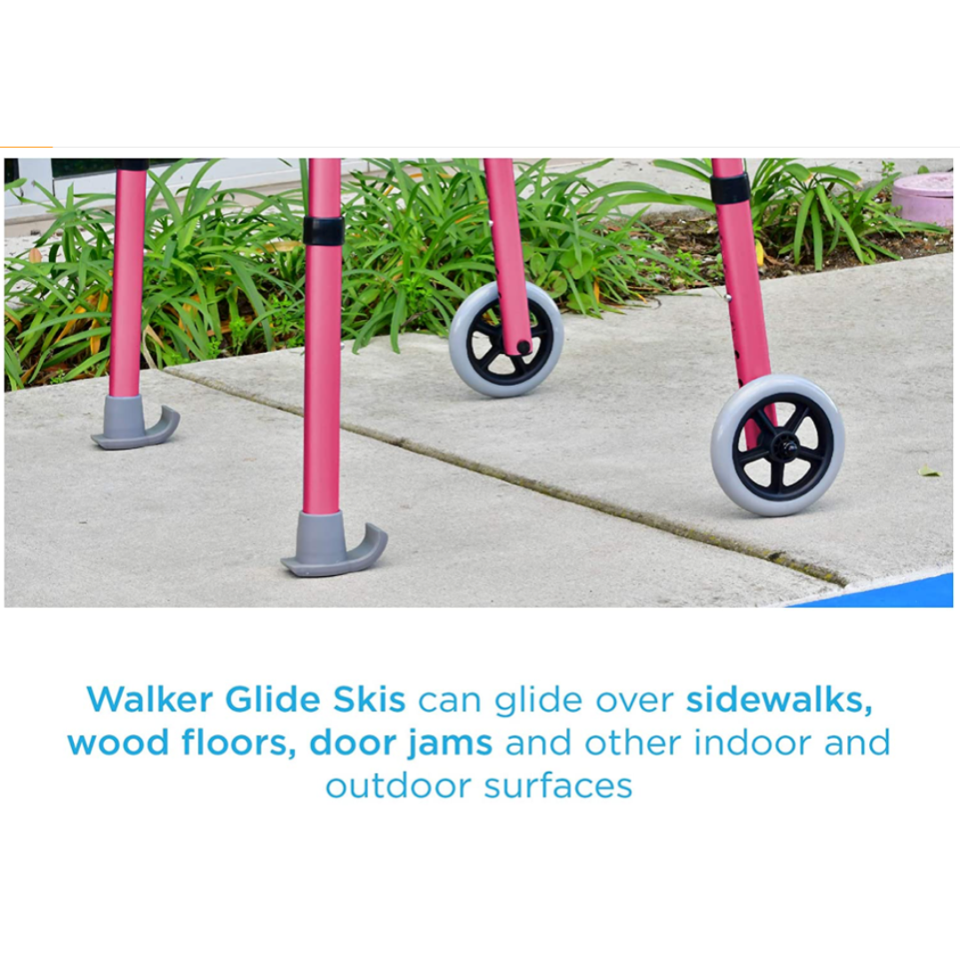 Nova Medical Designer Folding Walker Package with Cane and Accessories - primehubstore.shop walkers