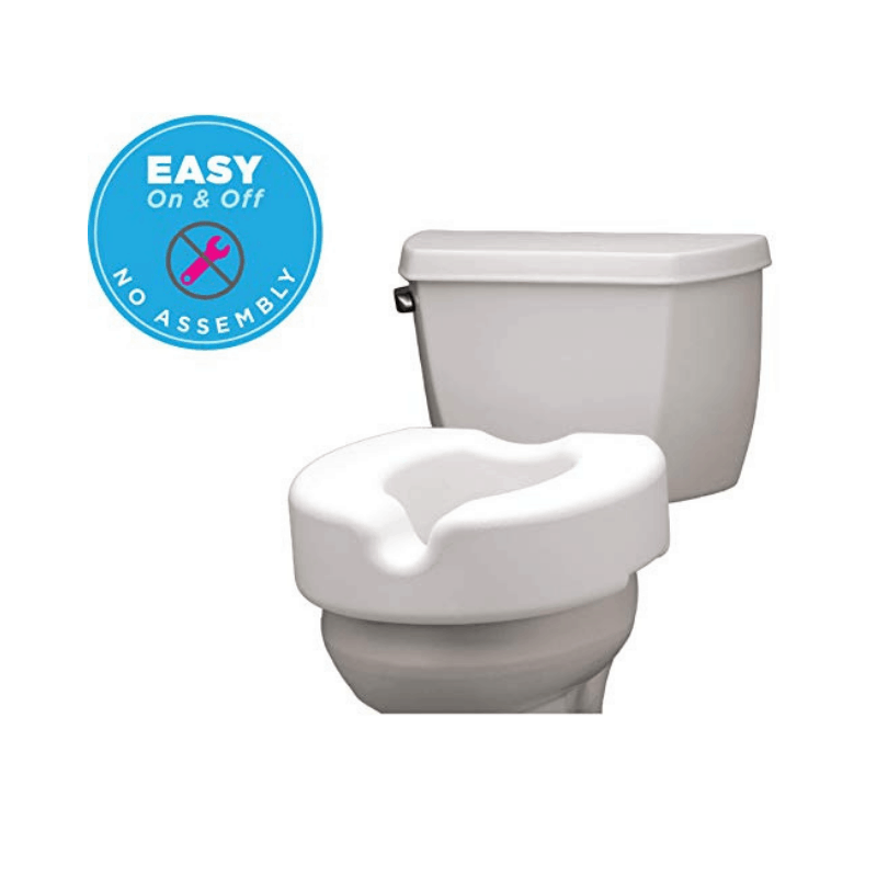 Nova Medical Elevated Raised Toilet Seat for Standard and Elongated - primehubstore.shop Raised Toilet Seats