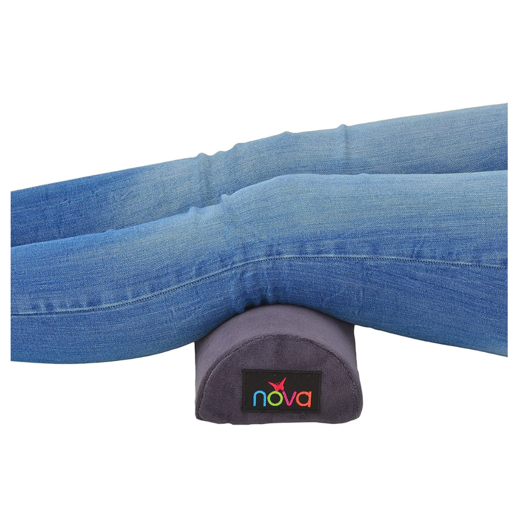 Nova Medical Firm Half Roll Pillow for Neck, Back and Under Leg Support - primehubstore.shop Back Support