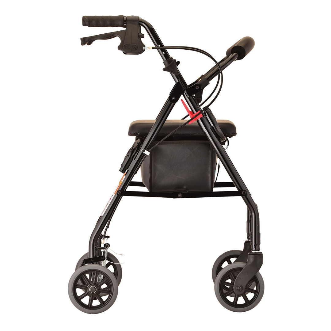 Nova Medical 4202 GetGo Classic Folding Lightweight Rollators with 6" Wheels - primehubstore.shop Rollators