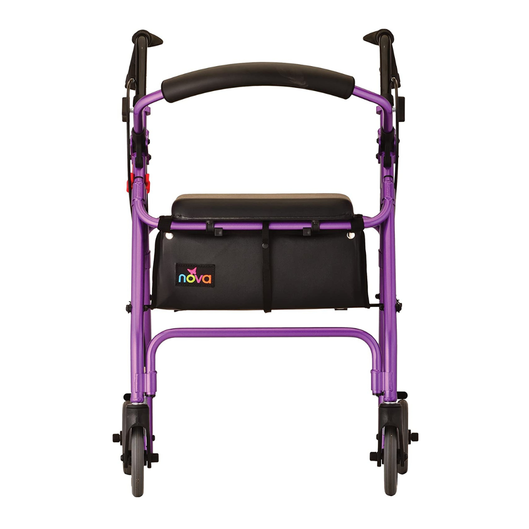 Nova Medical 4202 GetGo Classic Folding Lightweight Rollators with 6" Wheels - primehubstore.shop Rollators