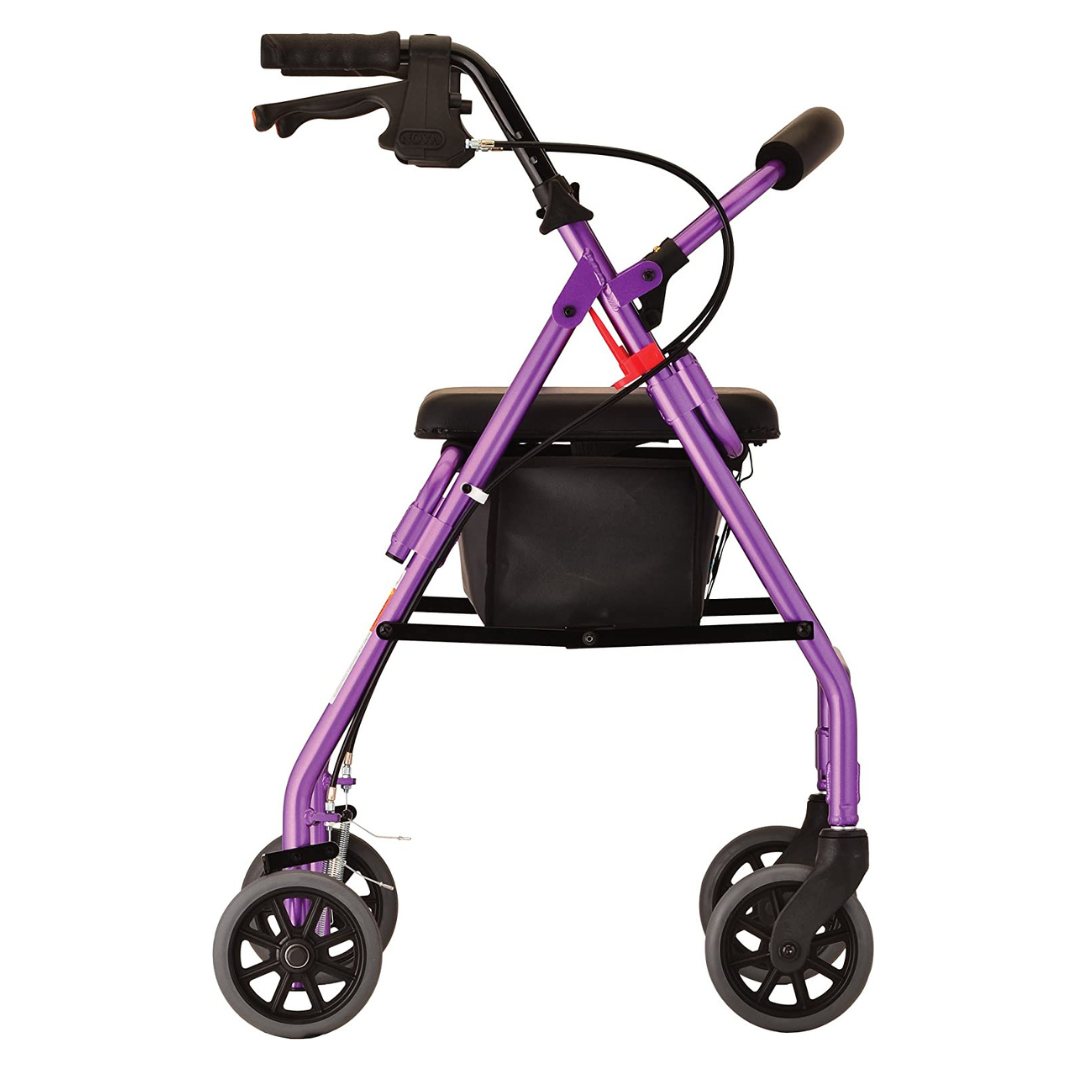 Nova Medical 4202 GetGo Classic Folding Lightweight Rollators with 6" Wheels - primehubstore.shop Rollators