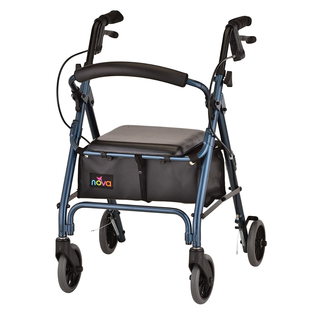 Nova Medical 4208 GetGo Petite Narrow Folding Lightweight Rollators with 6" Wheels - primehubstore.shop Rollators
