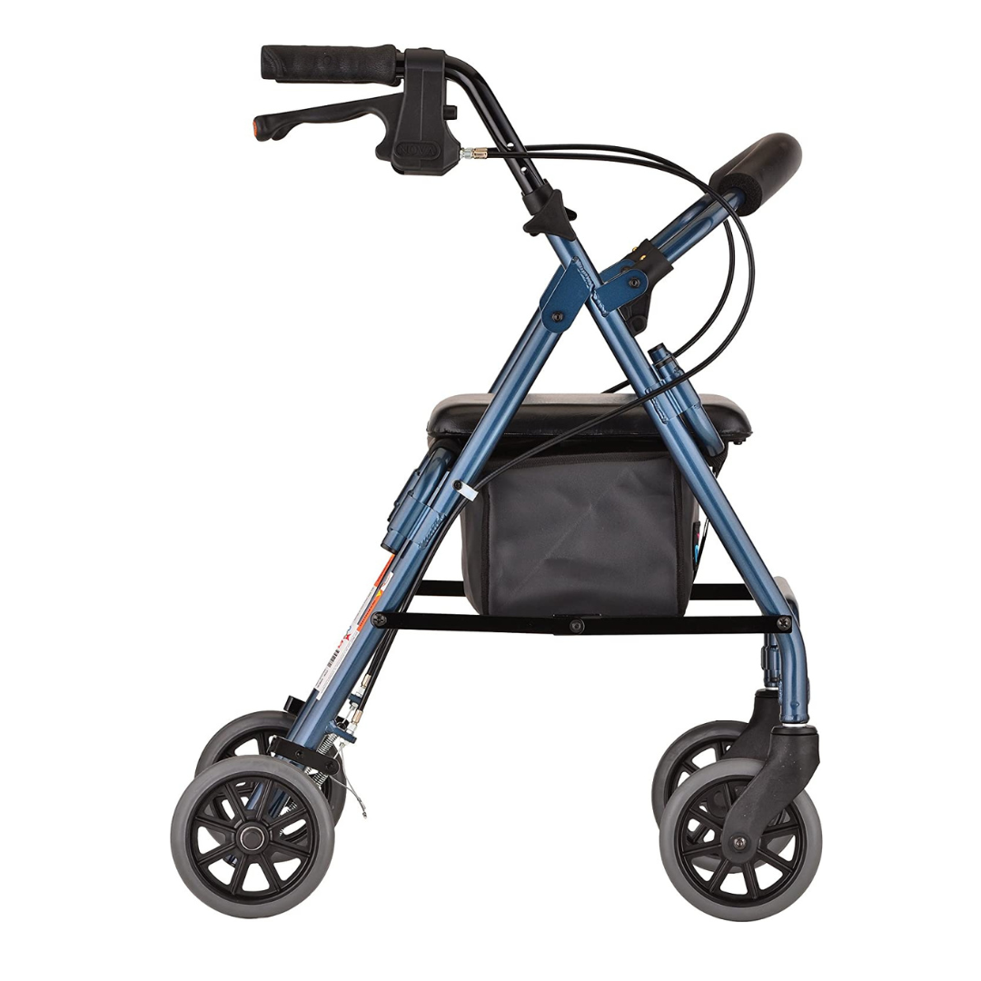Nova Medical 4208 GetGo Petite Narrow Folding Lightweight Rollators with 6" Wheels - primehubstore.shop Rollators