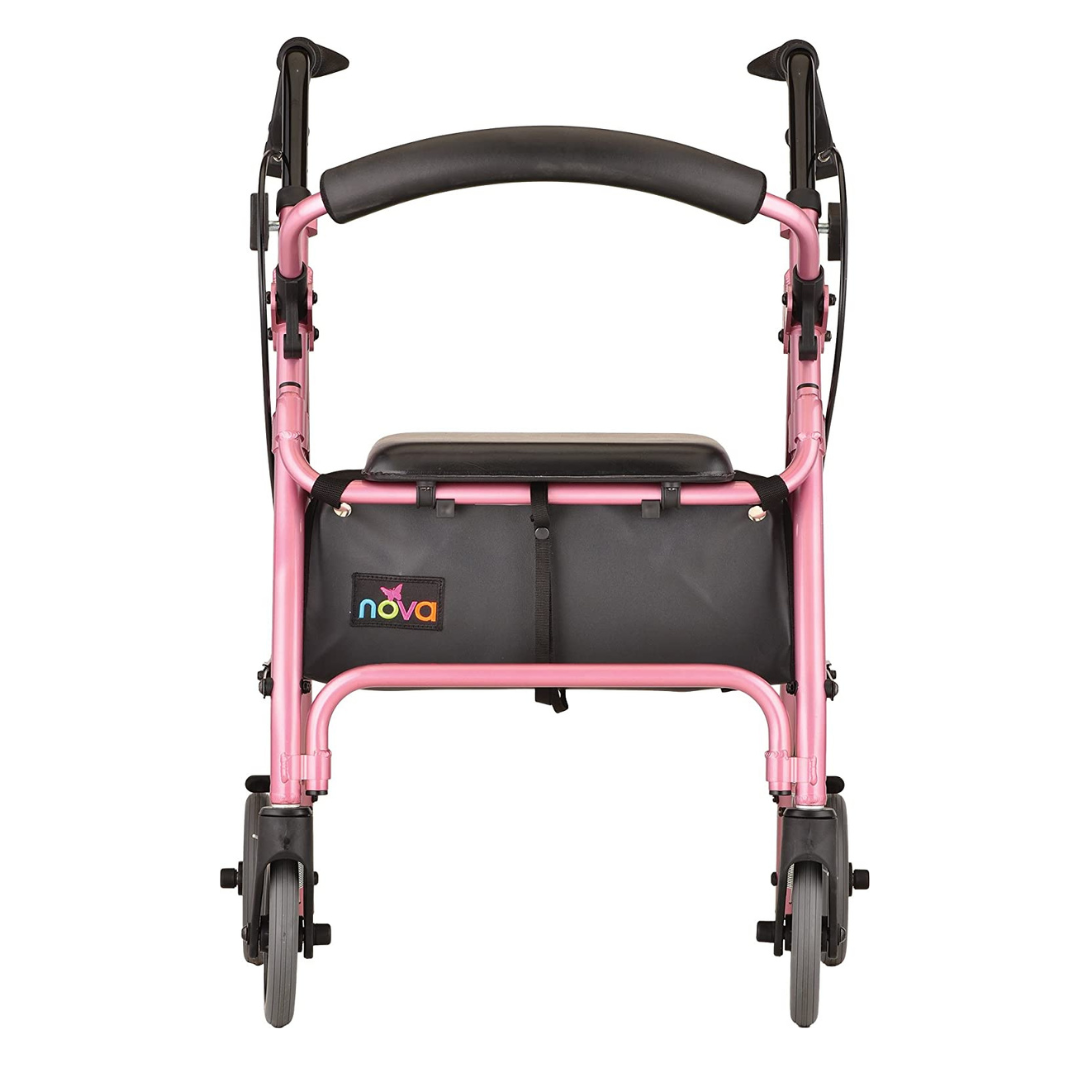 Nova Medical 4208 GetGo Petite Narrow Folding Lightweight Rollators with 6" Wheels - primehubstore.shop Rollators