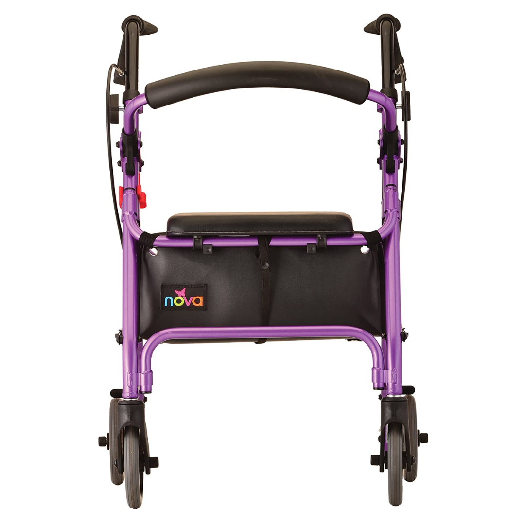 Nova Medical 4208 GetGo Petite Narrow Folding Lightweight Rollators with 6" Wheels - primehubstore.shop Rollators