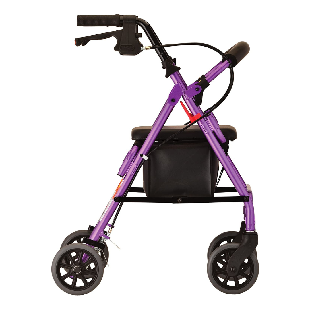 Nova Medical 4208 GetGo Petite Narrow Folding Lightweight Rollators with 6" Wheels - primehubstore.shop Rollators