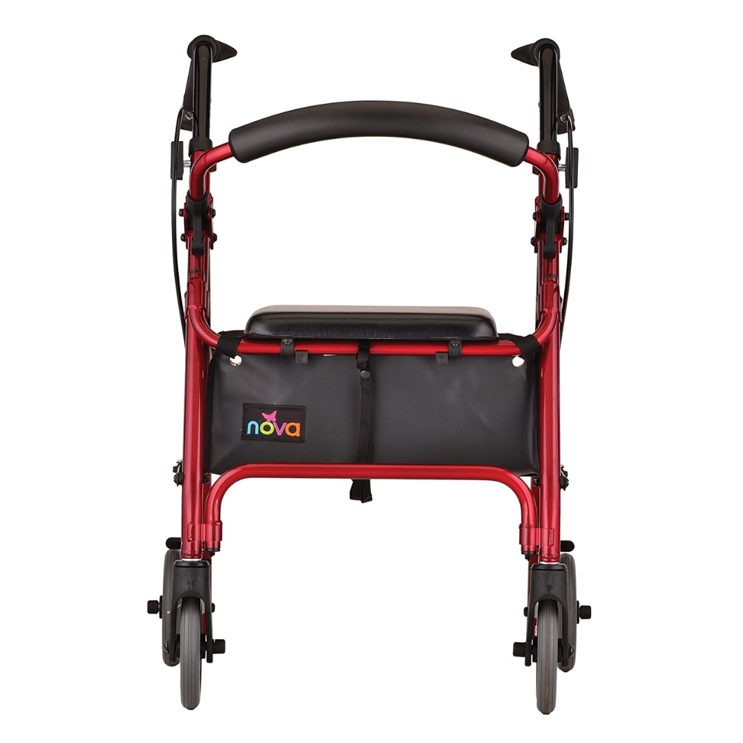 Nova Medical 4208 GetGo Petite Narrow Folding Lightweight Rollators with 6" Wheels - primehubstore.shop Rollators