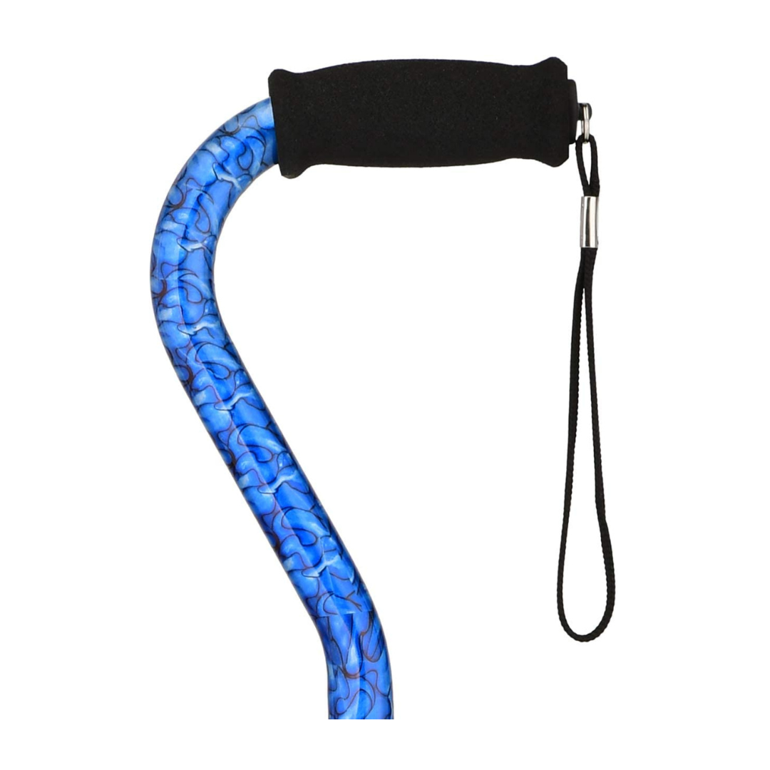 Nova Medical HD Extra Tall Heavy Duty Offset Cane - Up To Users 6'11" - primehubstore.shop Canes