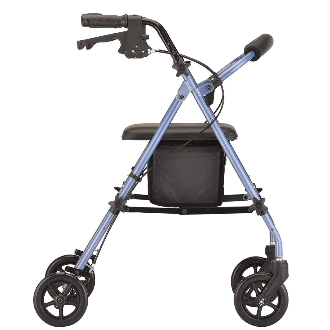 Nova Medical 4205 Journey Steel Rollator - Lightweight & Portable - primehubstore.shop Rollators
