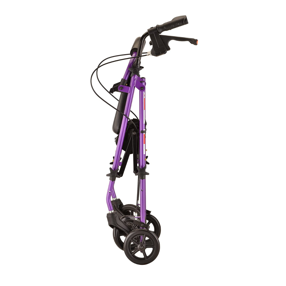 Nova Medical 4205 Journey Steel Rollator - Lightweight & Portable - primehubstore.shop Rollators