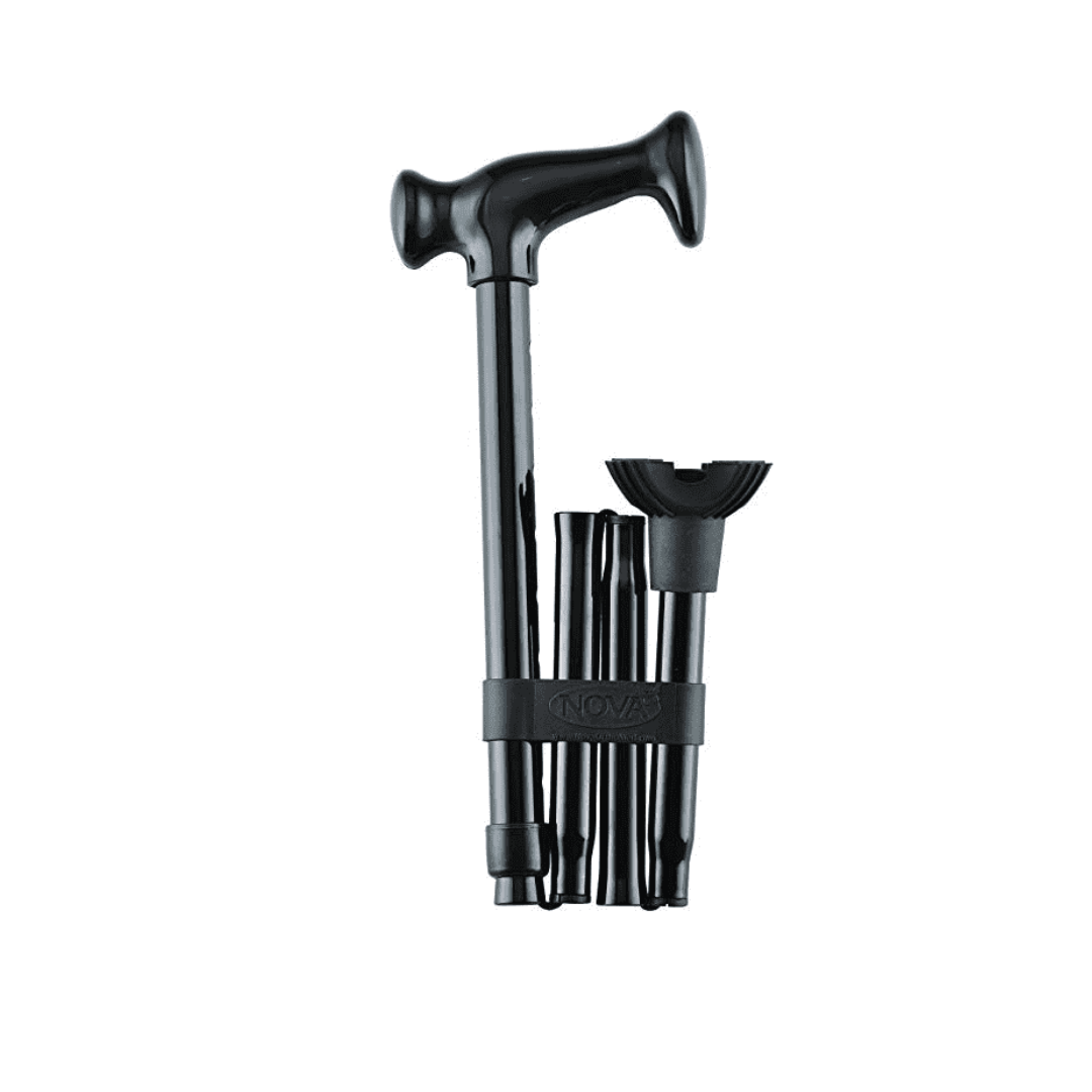 Nova Medical Lightweight Folding Canes with Mini Quad Tips - primehubstore.shop Canes
