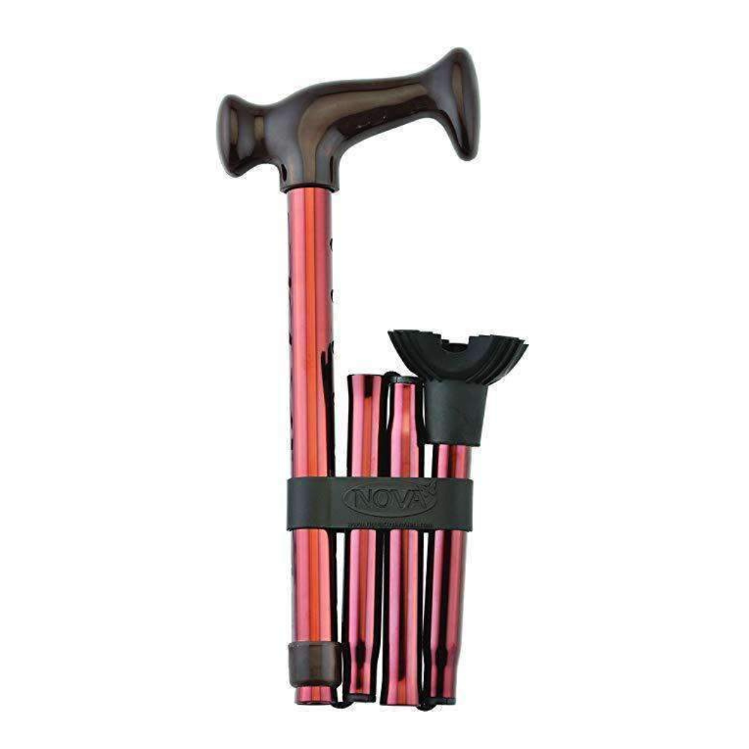 Nova Medical Lightweight Folding Canes with Mini Quad Tips - primehubstore.shop Canes