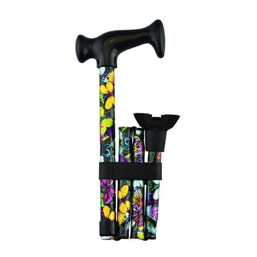Nova Medical Lightweight Folding Canes with Mini Quad Tips - primehubstore.shop Canes