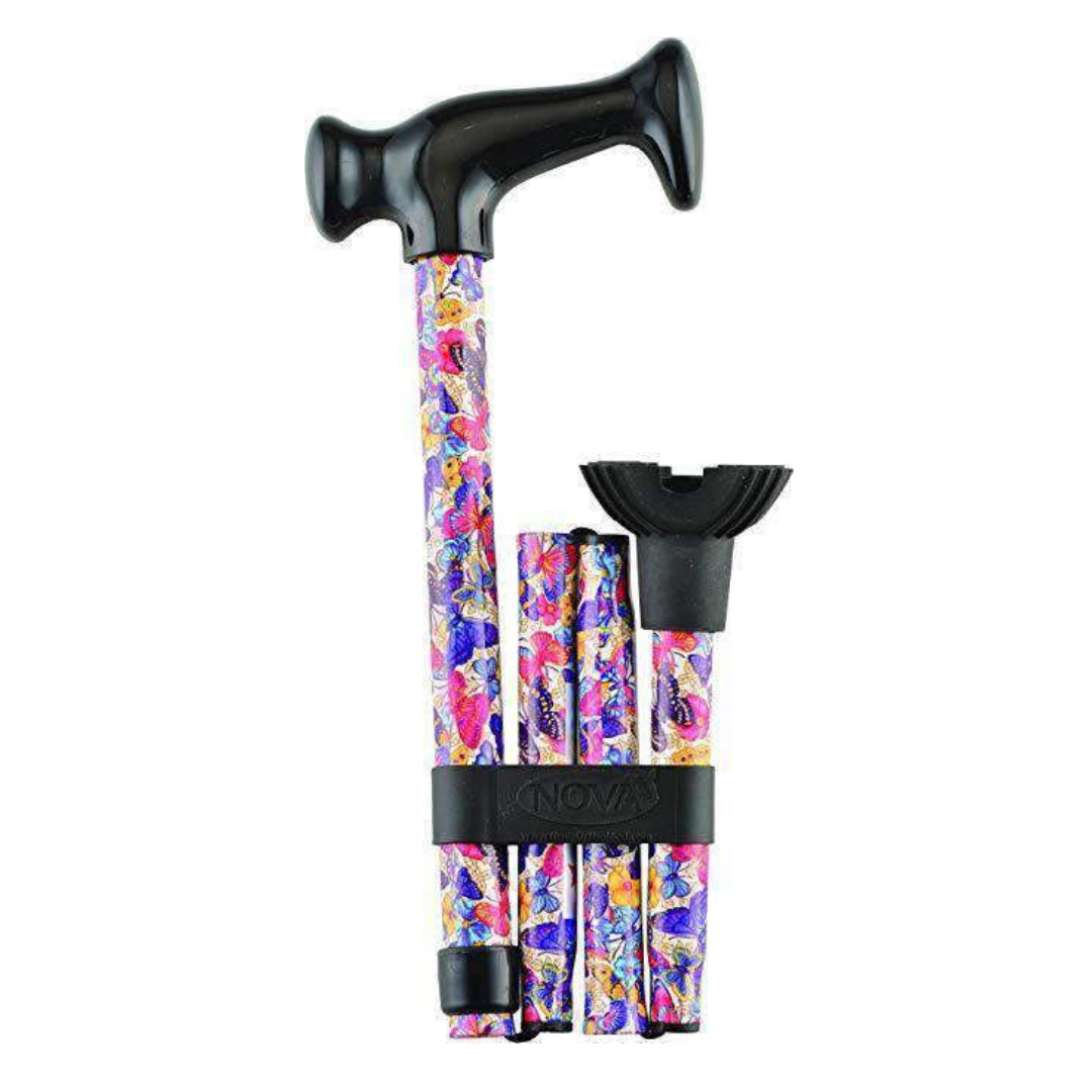 Nova Medical Lightweight Folding Canes with Mini Quad Tips - primehubstore.shop Canes