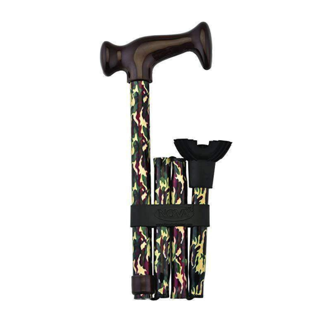 Nova Medical Lightweight Folding Canes with Mini Quad Tips - primehubstore.shop Canes