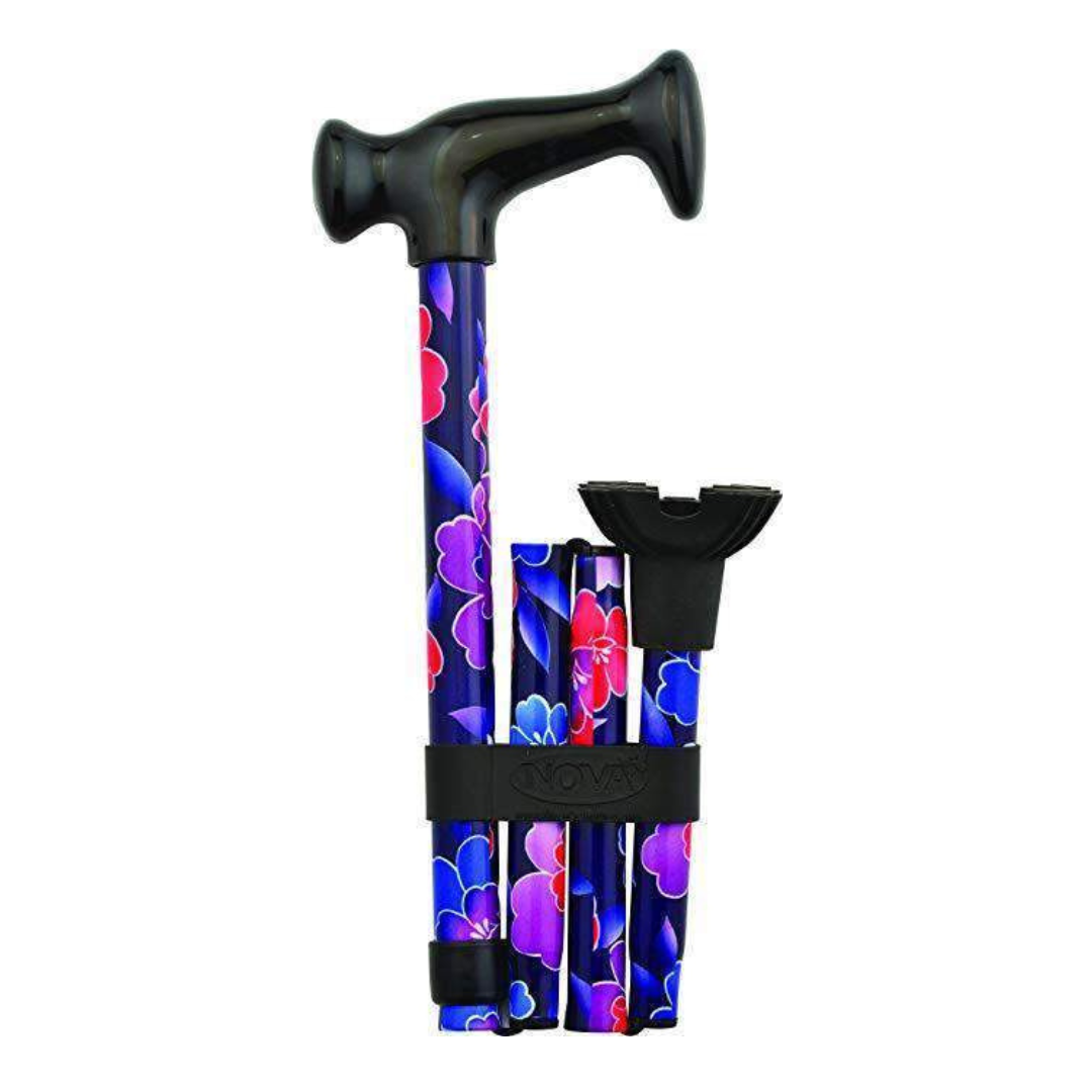 Nova Medical Lightweight Folding Canes with Mini Quad Tips - primehubstore.shop Canes