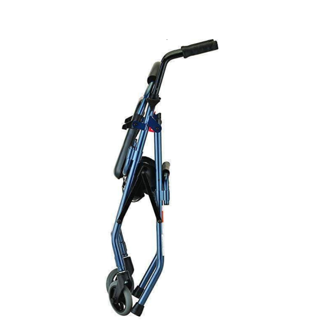 Nova Medical 4201 Lightweight Folding Cruiser II Walker Hybrid - Blue - primehubstore.shop walkers