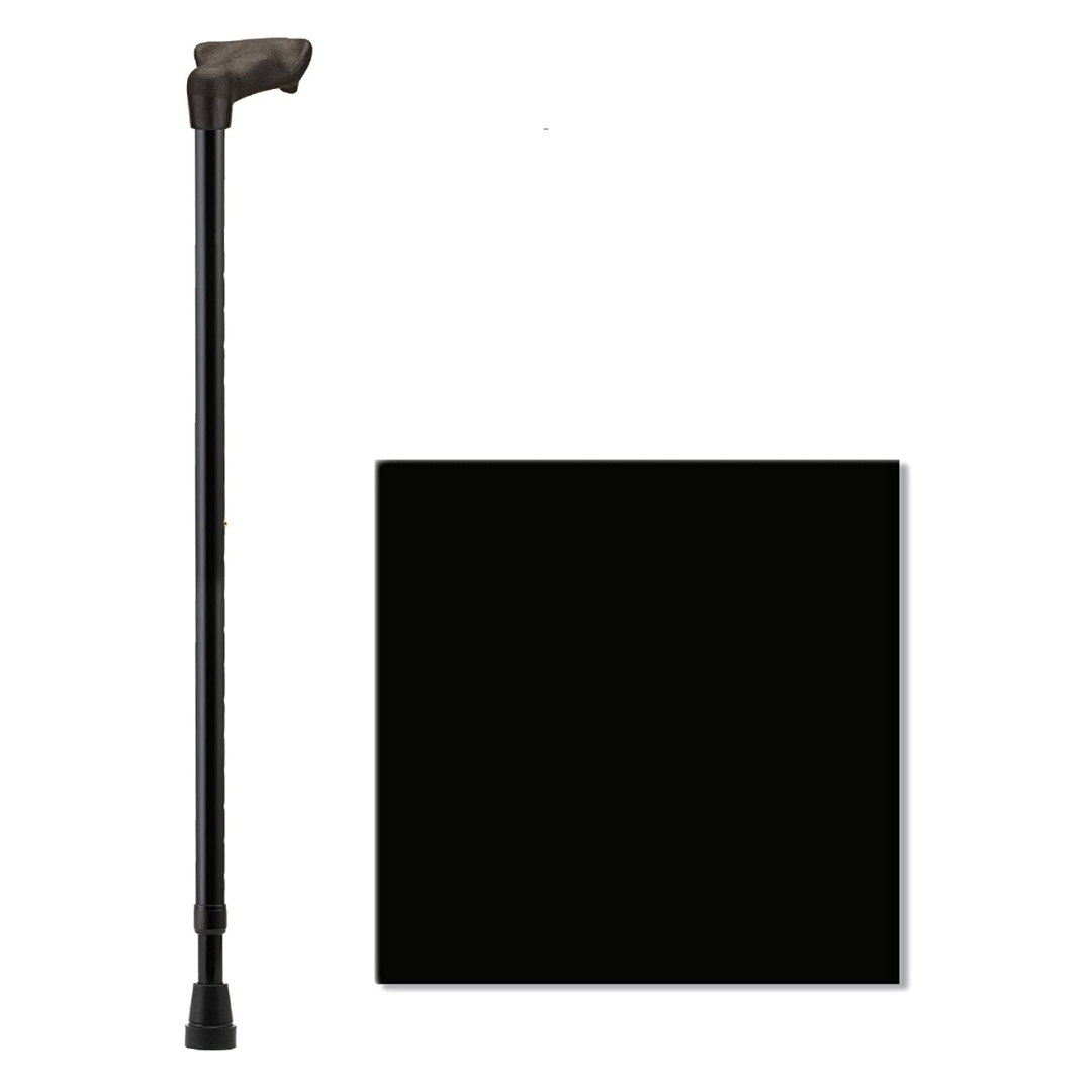 Nova Medical Palm Grip Orthopedic Handle Walking Cane - Lightweight and Adjustable - primehubstore.shop Canes