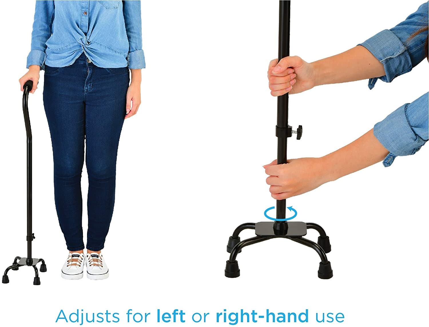 Nova Medical Quad Cane with Large Base - primehubstore.shop Quad Canes