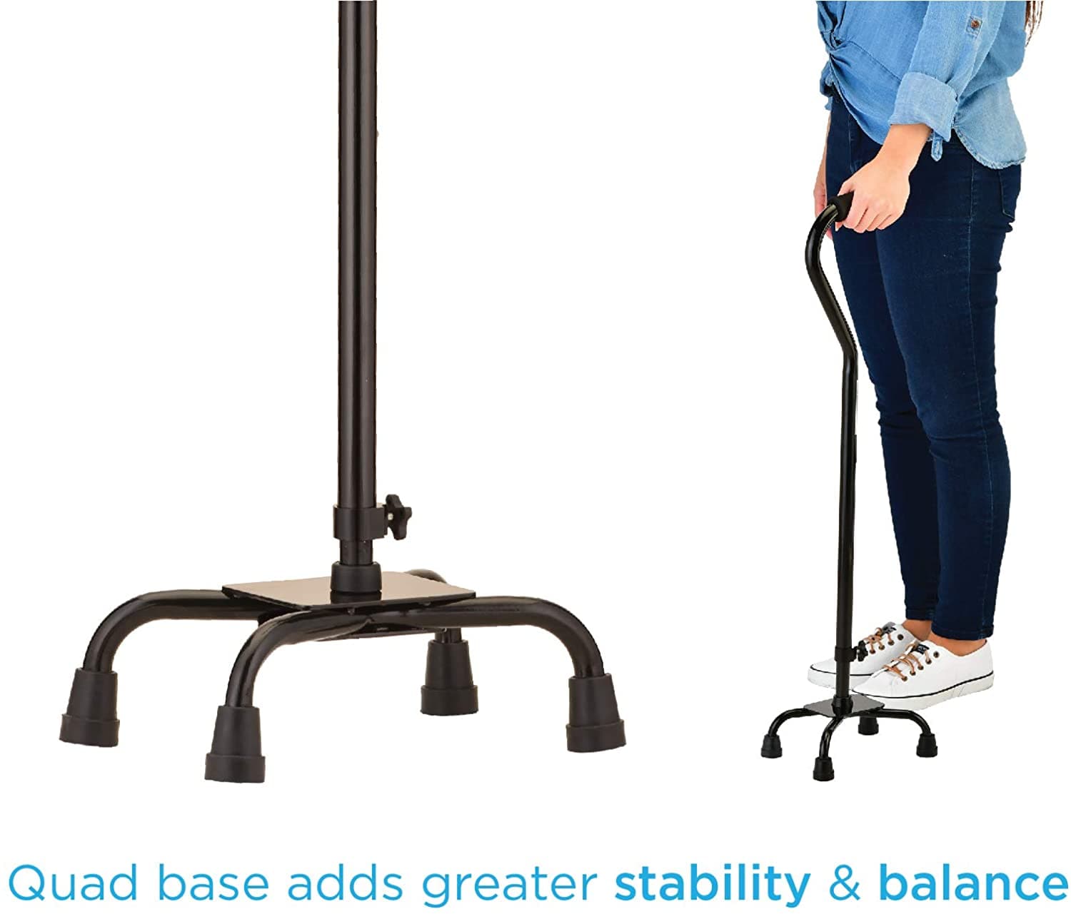 Nova Medical Quad Cane with Large Base - primehubstore.shop Quad Canes
