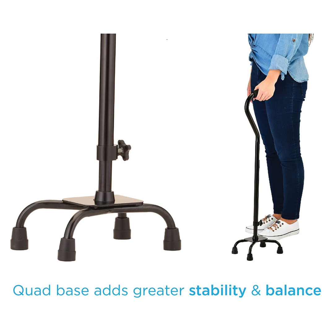 Nova Medical Quad Cane with Small Base - primehubstore.shop Quad Canes