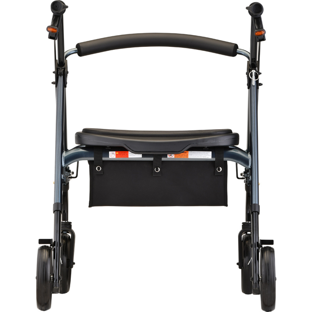 Nova Medical 4264 Star 8 DX Extra Wide Rollator Walker - 450 lb Capacity - primehubstore.shop Rollators