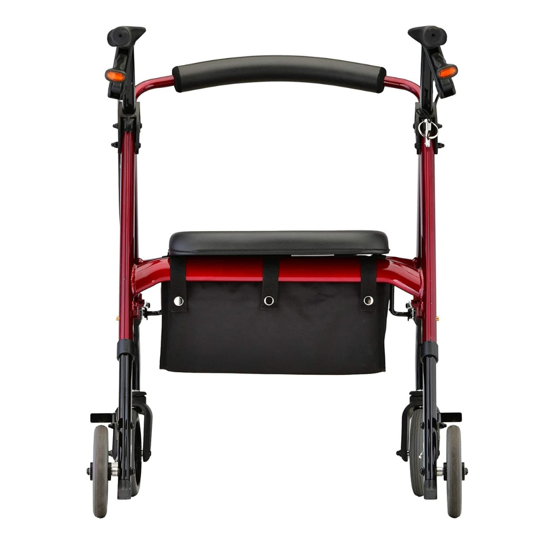 Nova Medical 4278 Star Folding Rollator Walker - Petite Size - Height 4'10" - 5'4" - primehubstore.shop Junior Rollators