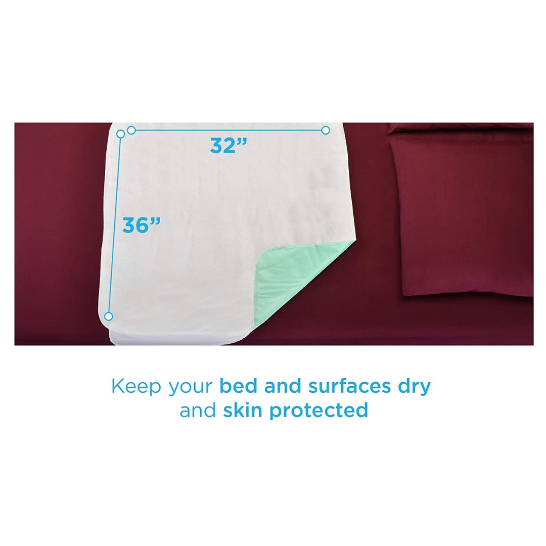 Nova Medical Waterproof Reusable Underpads with Tuck-In Straps - primehubstore.shop Underpads