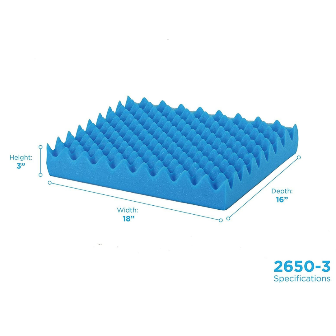 Nova Medical Seat & Wheelchair Cushion - Convoluted Egg Crate Foam Cushions - primehubstore.shop Seat Cushions