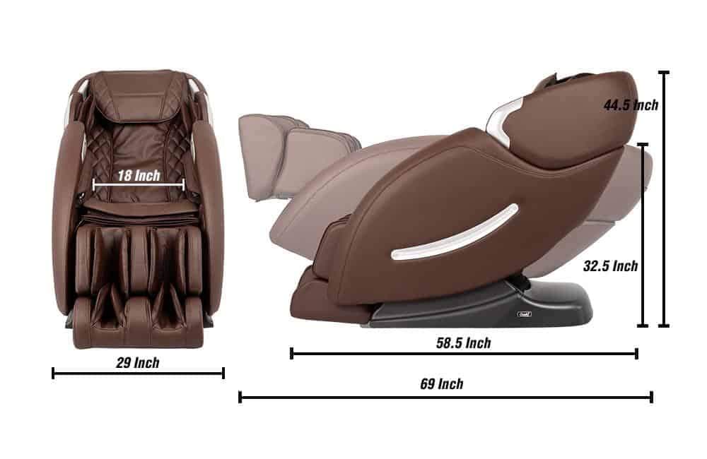 Osaki OS-4000XT Full Body Reclining Massage Chair with LED Light Control - primehubstore.shop Massage Chairs
