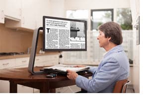 Optelec ClearView C One Desktop Magnifier - XL 22" Monitor - Up to 75X Magnification - primehubstore.shop Desktop Vision Magnifiers