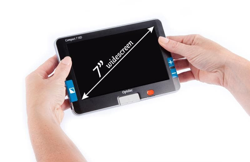 Optelec Compact 7 HD Low Vision Video Magnifier & Auto-Focus Camera - primehubstore.shop Handheld Video Magnifiers