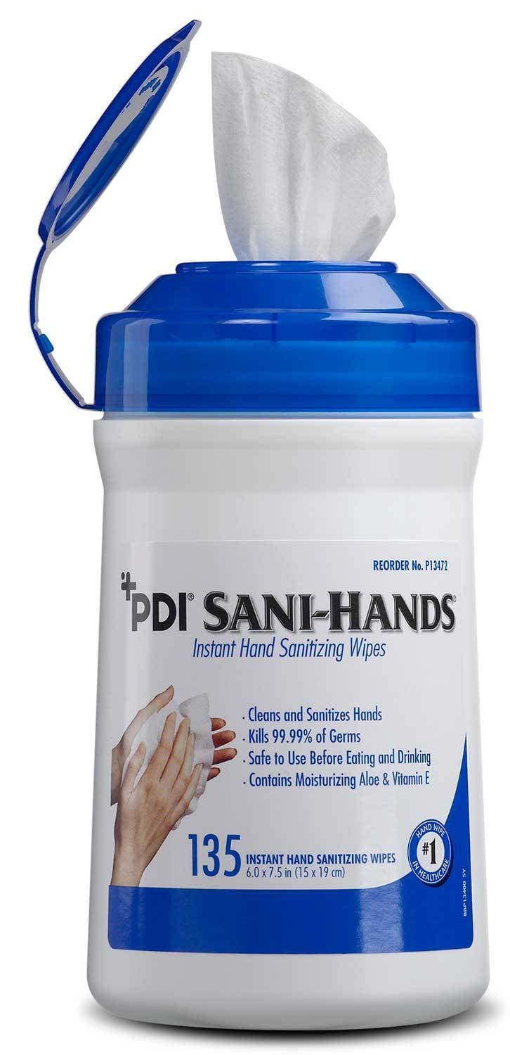 PDI Sani-Hands Instant Hand Sanitizing Disposable Wipes - Tubs - primehubstore.shop Hand Sanitizers