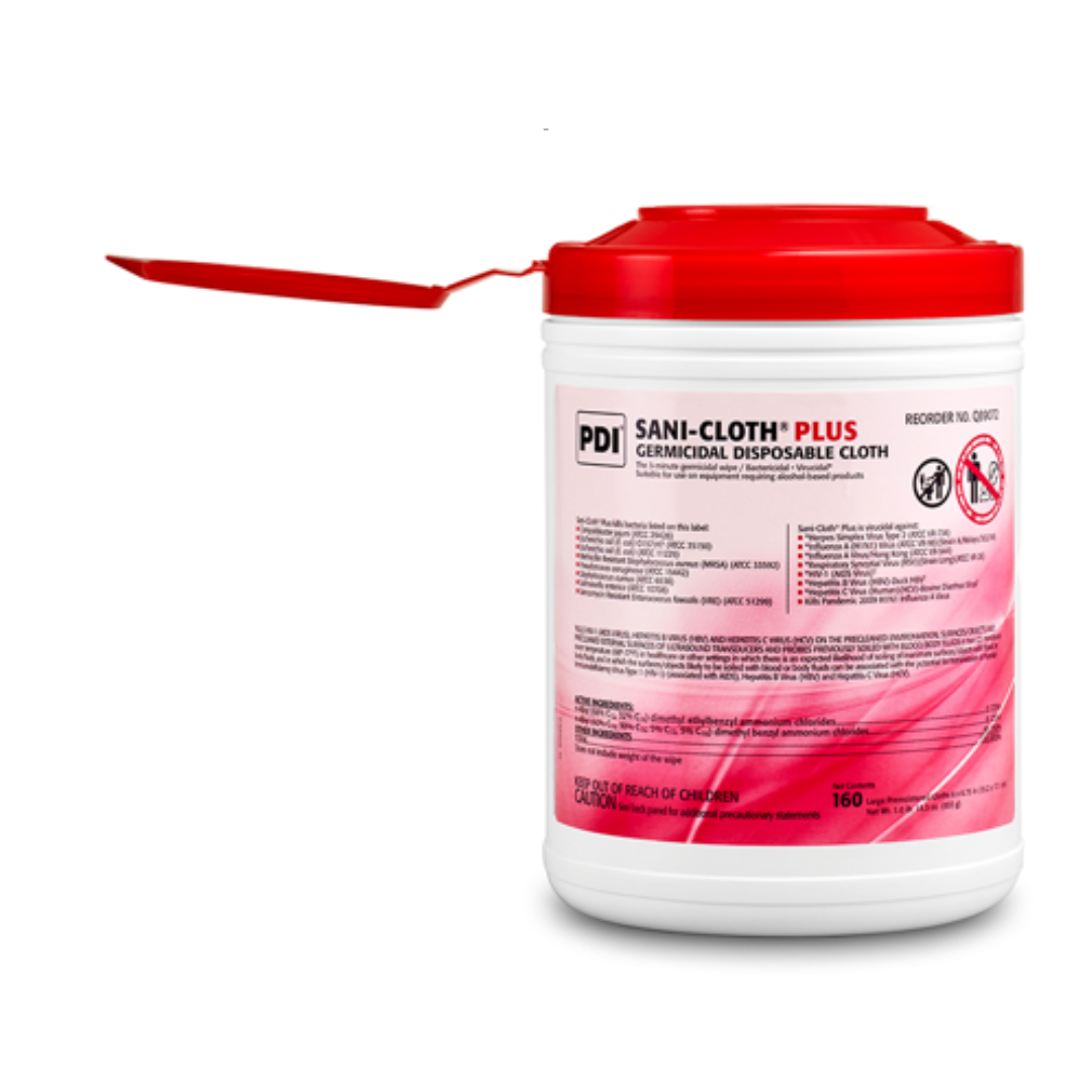 PDI Sani-Cloth Plus Germicidal Disposable Disinfectant Cloths - Large Tub - primehubstore.shop Disinfectants