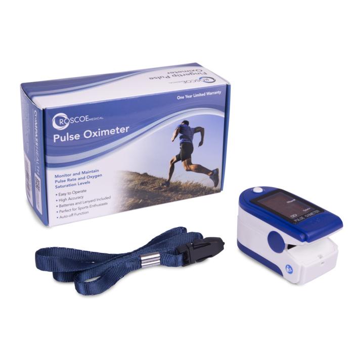 Roscoe OTC Fingertip Pulse Oximeter with Lanyard - primehubstore.shop Fingertip Pulse Oximeters
