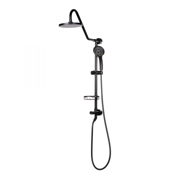 Pulse ShowerSpas Kauai III Shower System with 8" Rain Showerhead, 5-Function Hand Shower, Adjustable Slide Bar and Soap Dish - primehubstore.shop Shower Systems