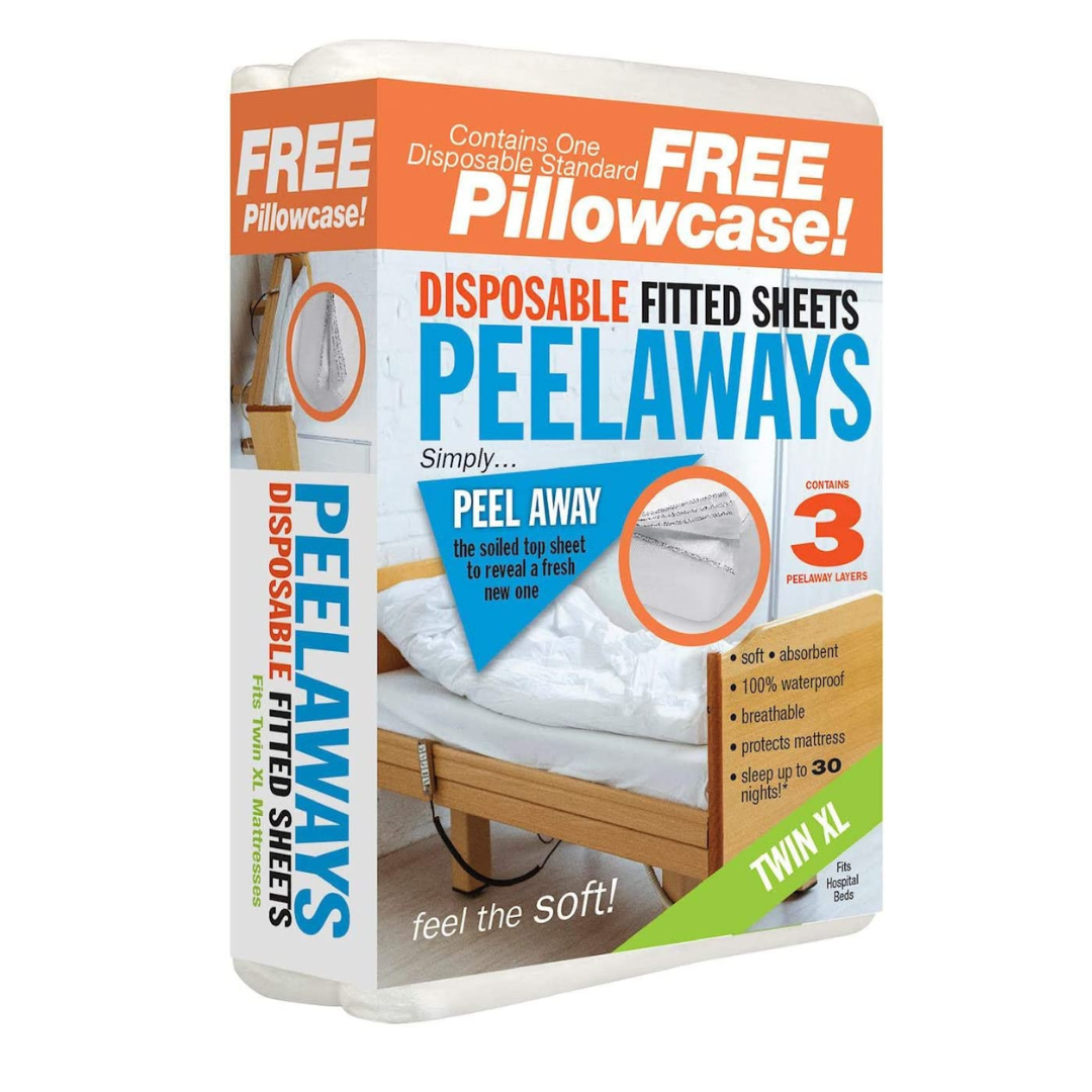 Peelaways Disposable Fitted Mattress Bed Sheets - primehubstore.shop Underpads