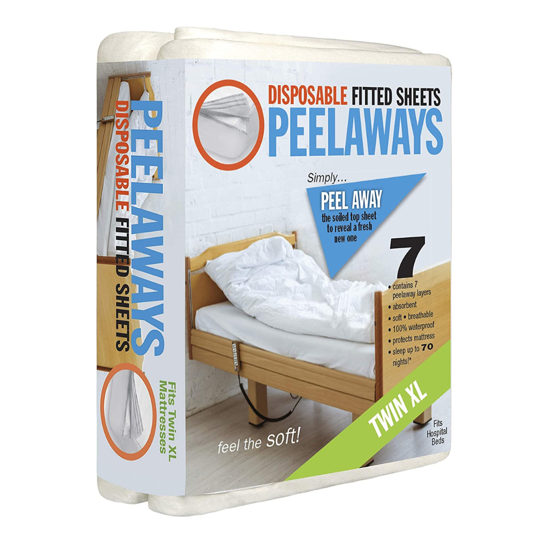 Peelaways Disposable Fitted Mattress Bed Sheets - primehubstore.shop Underpads