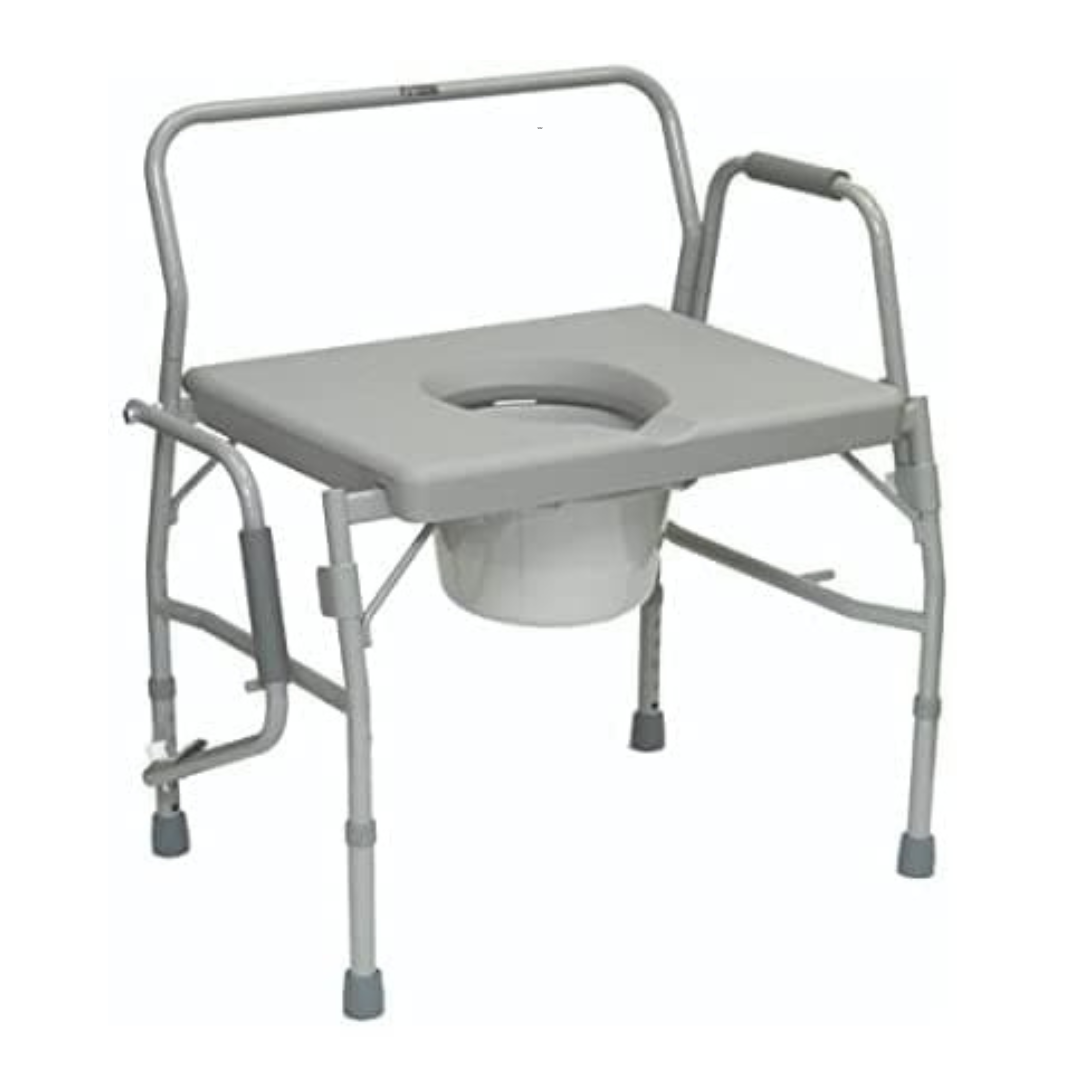 ProBasics Bariatric Drop Arm Commode - Extra Wide Seat - 650 lb Cap - primehubstore.shop Commodes