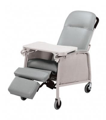 Lumex Three Position Geri Recliner -Clinical Therapy Dining Chairs - primehubstore.shop Recliners