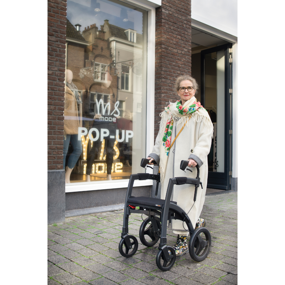 Rollz Motion Rhythm 2-In-1 Hybrid Chair - Parkinson's Rollator with Adjustable Cues - primehubstore.shop Rollators