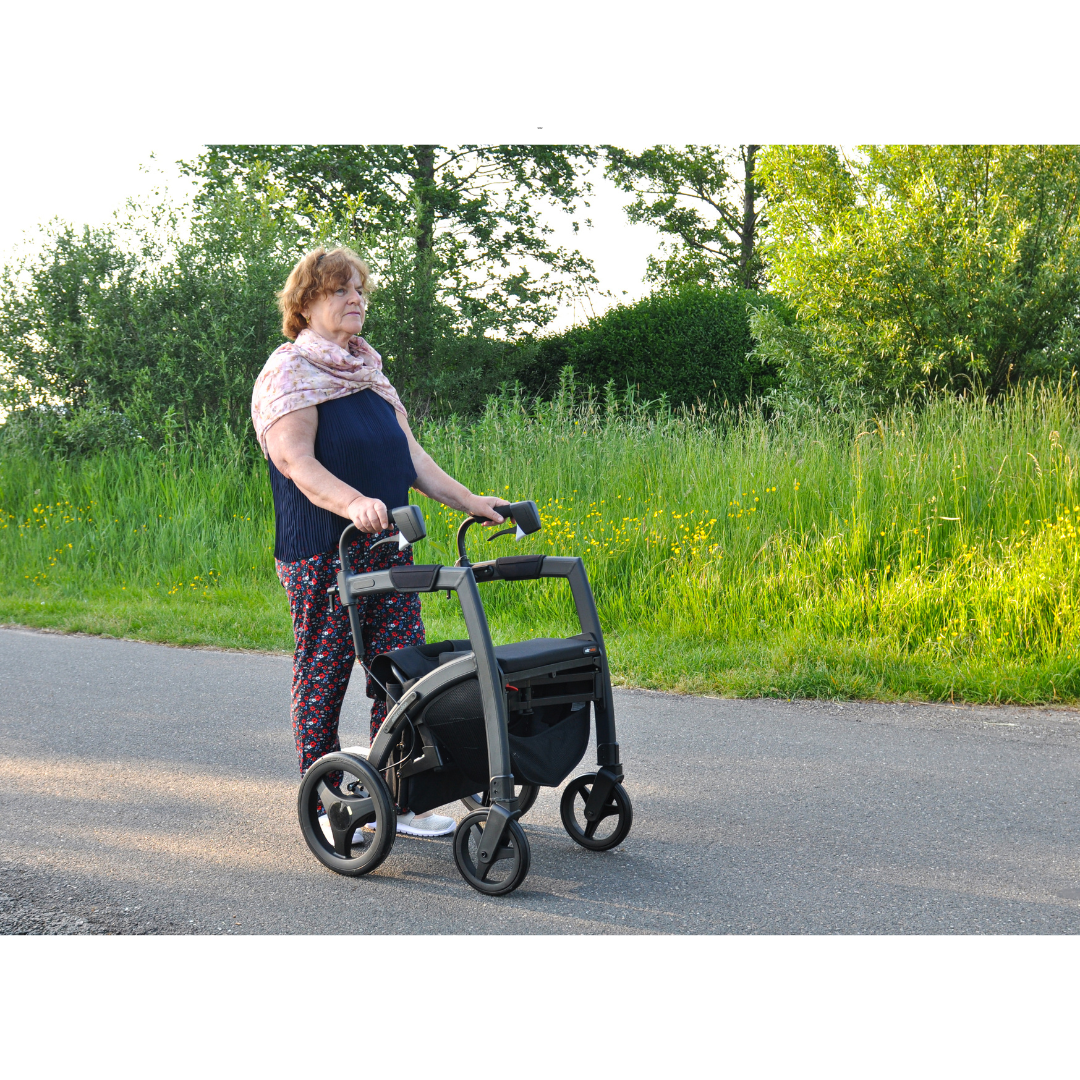 Rollz Motion Rhythm 2-In-1 Hybrid Chair - Parkinson's Rollator with Adjustable Cues - primehubstore.shop Rollators