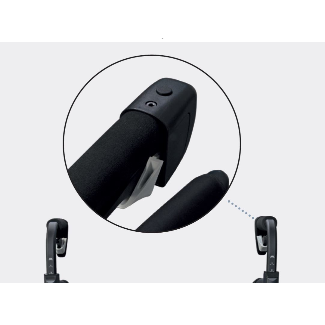 Rollz Motion Rhythm 2-In-1 Hybrid Chair - Parkinson's Rollator with Adjustable Cues - primehubstore.shop Rollators