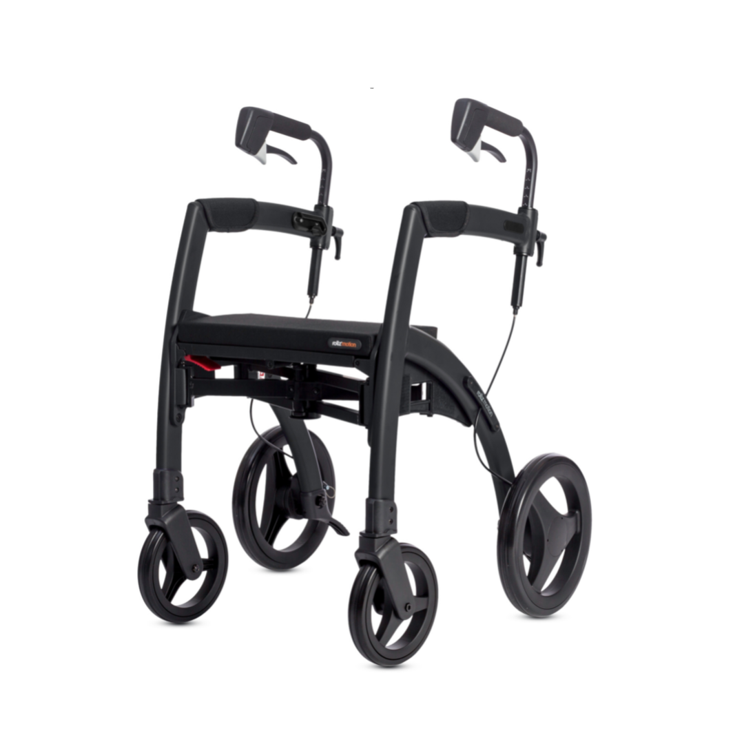 Rollz Motion Rhythm 2-In-1 Hybrid Chair - Parkinson's Rollator with Adjustable Cues - primehubstore.shop Rollators