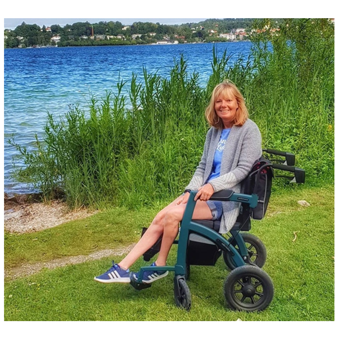 Rollz Motion Performance Lightweight Hybrid Transport Chair Rollator - primehubstore.shop Hybrid Transport Chair/Rollators