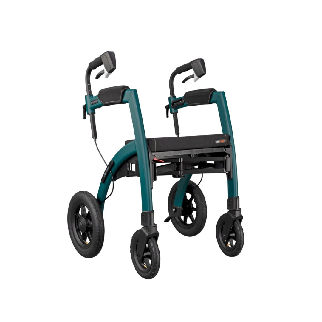 Rollz Motion Performance Lightweight Hybrid Transport Chair Rollator - primehubstore.shop Hybrid Transport Chair/Rollators